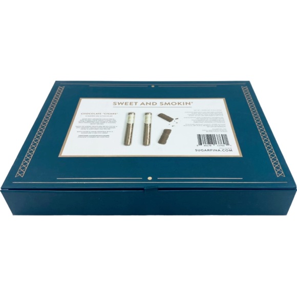Empty Sugarfina Sweet and Smokin’ Chocolate Cigars Houndstooth Gift Box - Picture 6 of 12